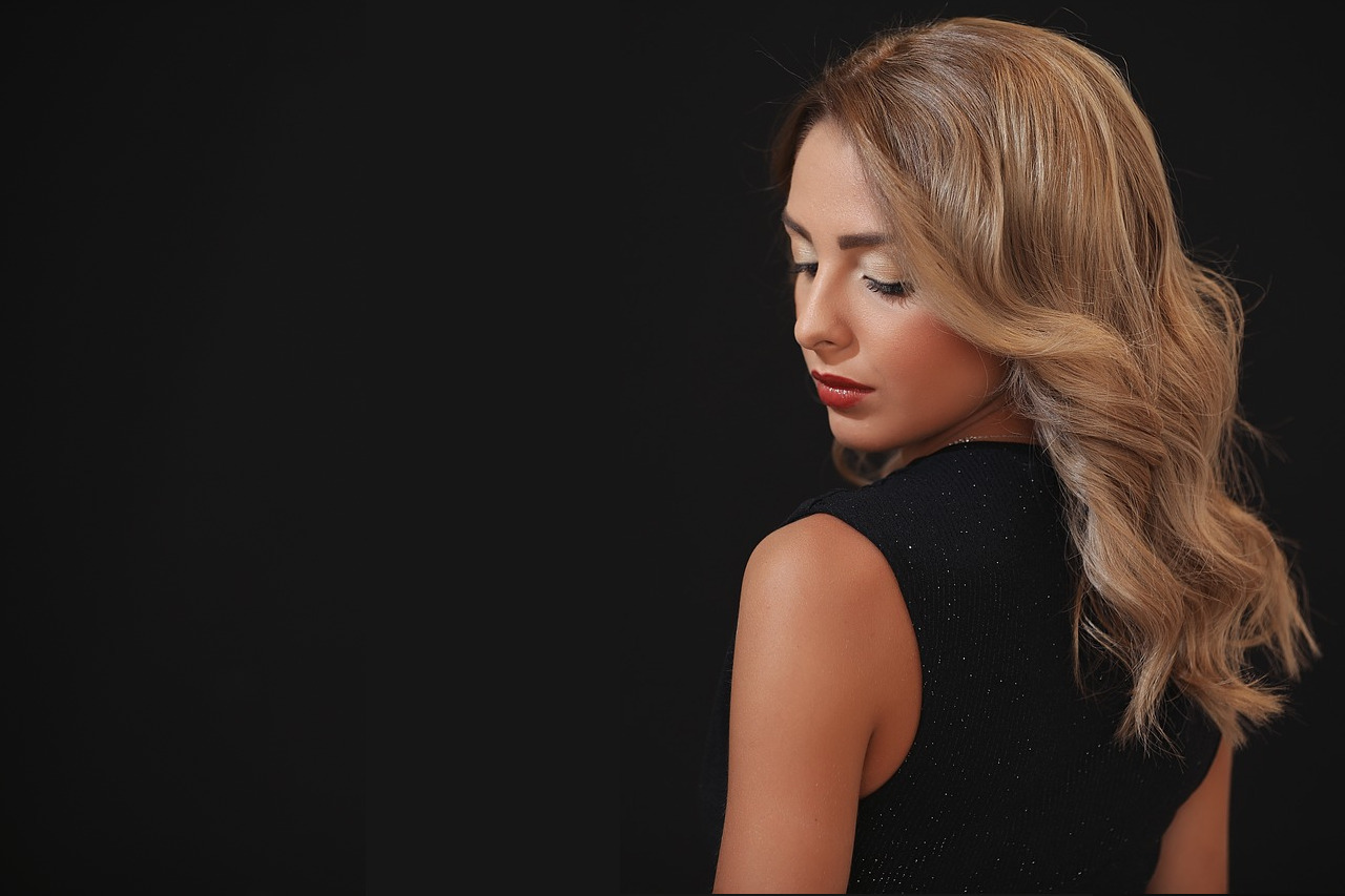 Hair styling at Kelly & Company